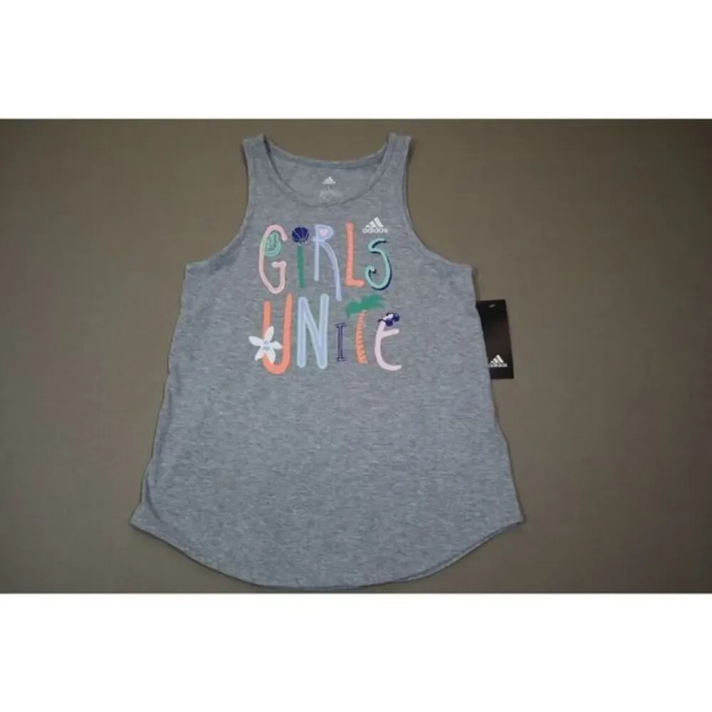 Adidas Girls Unite‎ Tank Top Size L (14)